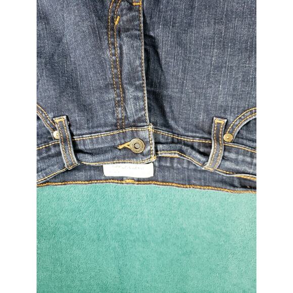 Levis 512 Jeans Size 14 Womens Blue Denim Ladies Pants Mid Rise Straight - Picture 7 of 15
